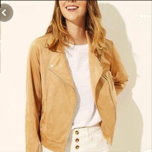 Loft Women's Tan Suede Jacket